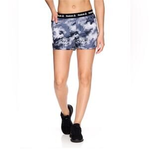 Gray Black And‎ White Reebok Athletic Shorts With Pockets (worn once)
